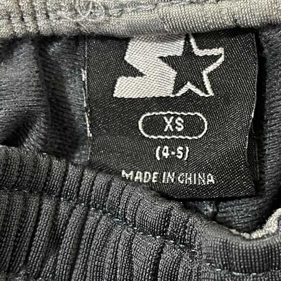 Starter Athletic Pants Size XS 4-5 Track Grey Gray Jogging Running - Picture 3 of 7